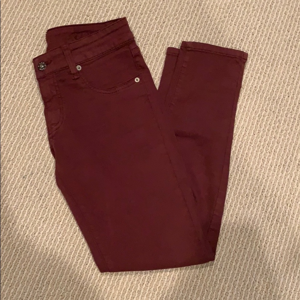 Carmar Red Cropped Skinny Jeans from LF